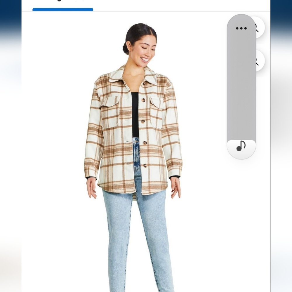 Plaid Shacket Medium